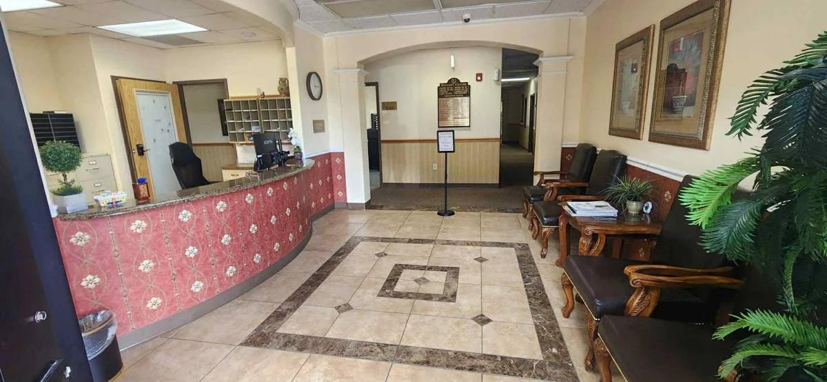 Reception and waiting area from Sunshine Cleaning’s business photo collection